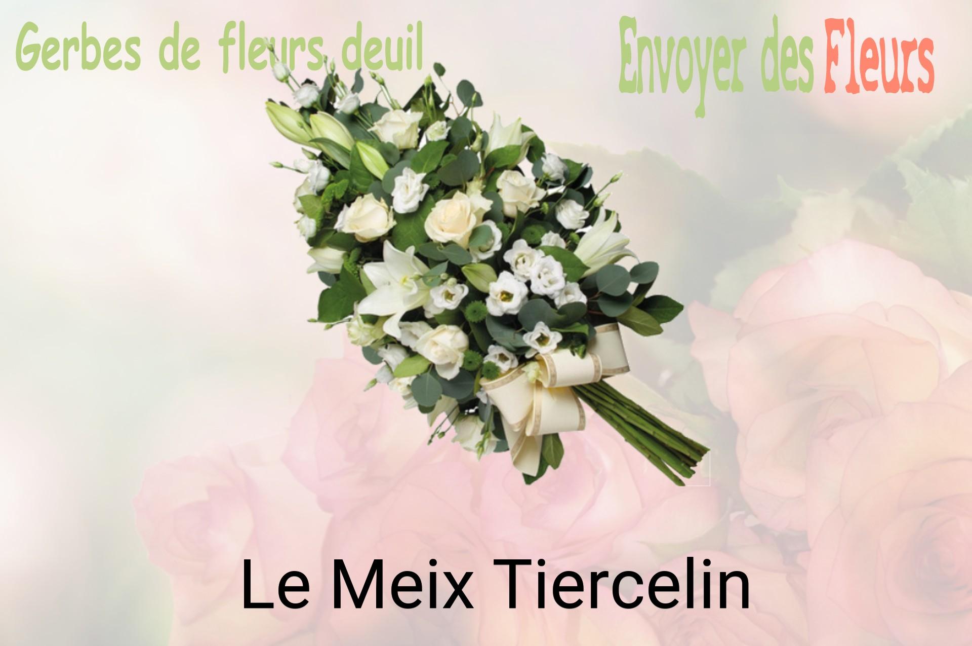 Gerbe de fleurs de deuil livrée à Le Meix-Tiercelin